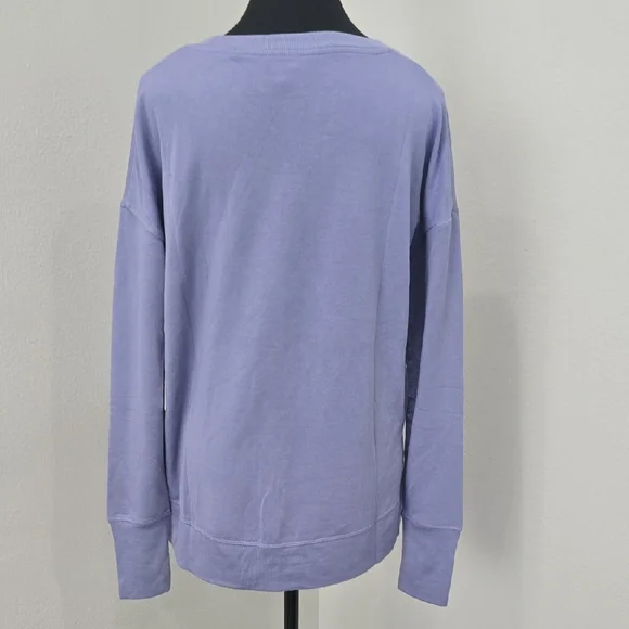 NWT - ATHLETA SERENDIPITY BLUE SOFT Athleta Coaster Luxe Sweatshirt - Picture 5 of 13